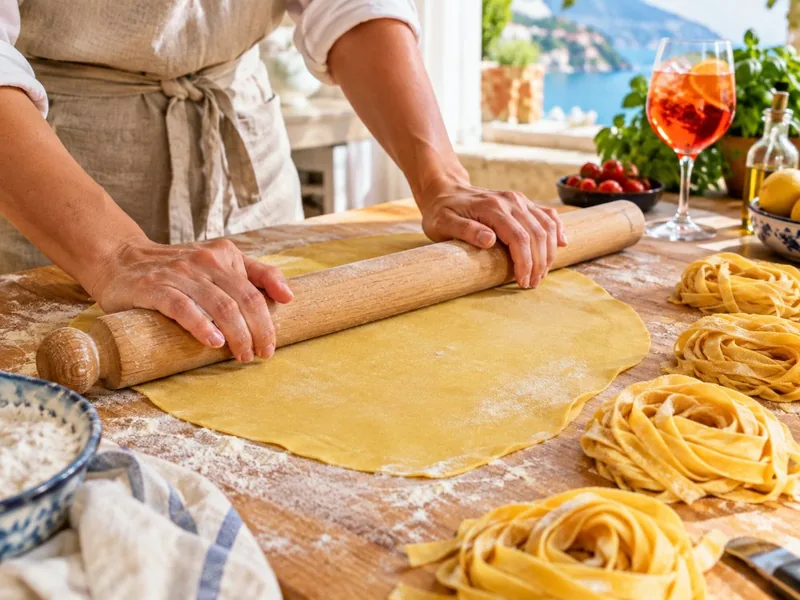 Pasta Cooking Class with Ragu, Spritz, Wine & Gelato